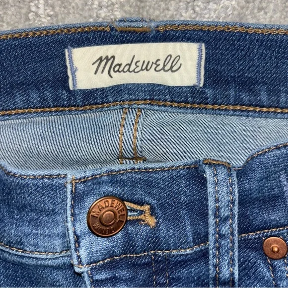 Madewell Women’s 10” High Rise Skinny Jeans Dark Wash Size 28P - Picture 3 of 5